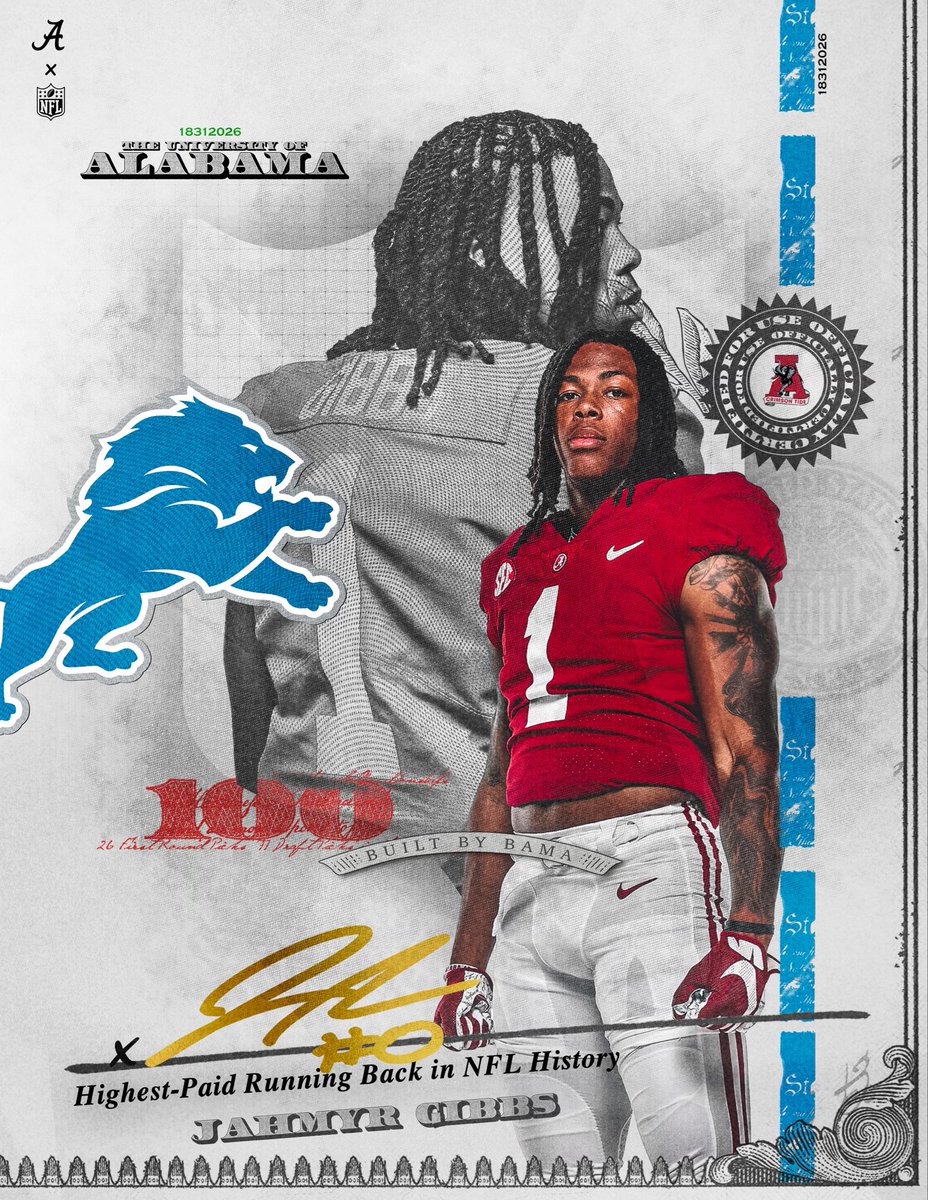 AlabamaFTBL's tweet photo. Secured the bag 💰🐘 https://t.co/HDMR5AWl35