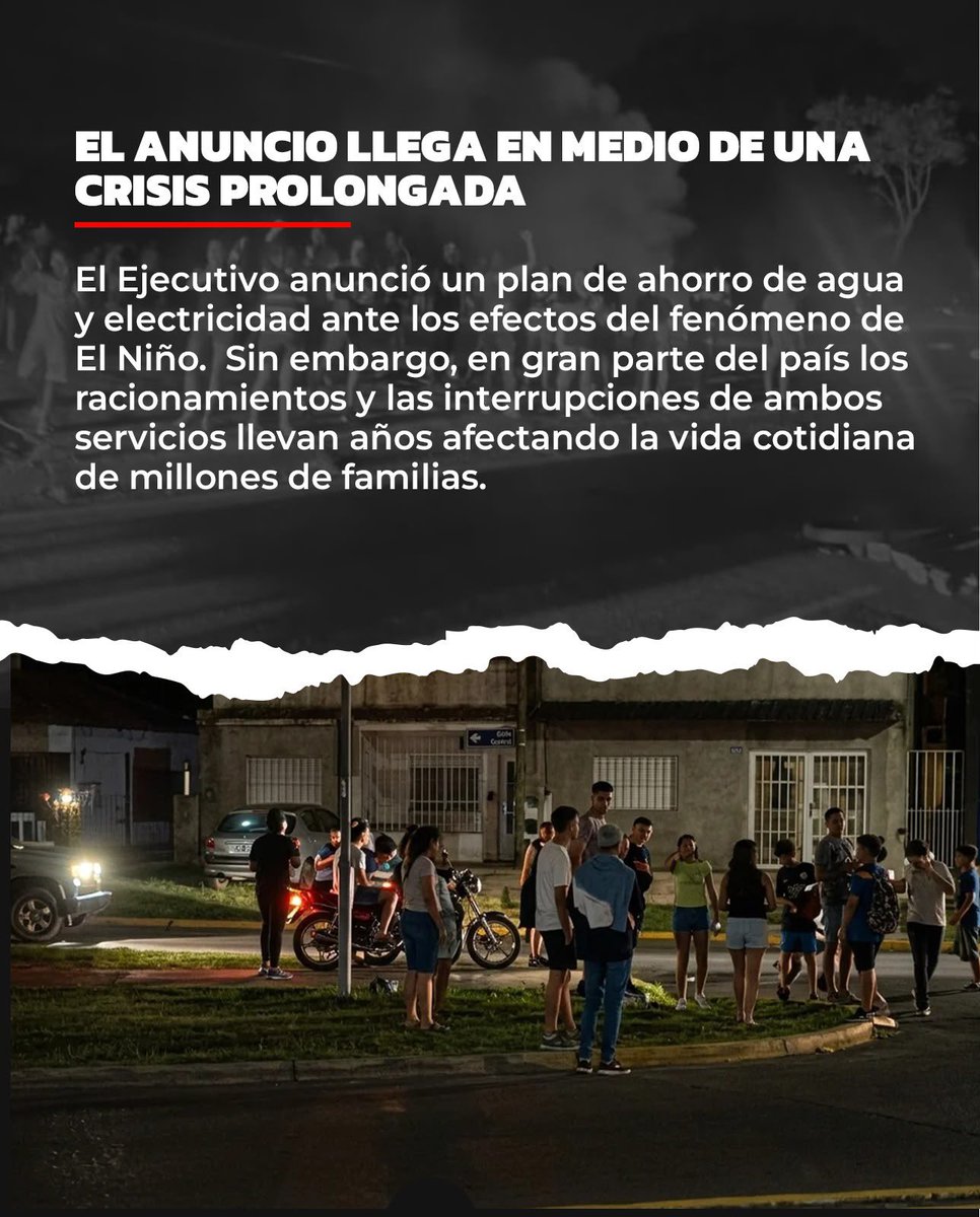 stalin_gonzalez's tweet photo. Los venezolanos llevamos años pidiendo lo mismo, agua, electricidad y servicios públicos continuos y de calidad. Cualquier llamado al ahorro debe ir acompañado de decisiones y acciones que permitan recuperar estos servicios.

La gente ya esperó demasiado. Es tiempo de resultados. Recuperar los servicios públicos es recuperar calidad de vida y darle al país la oportunidad de avanzar.