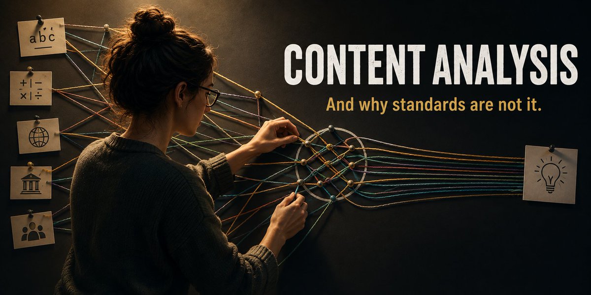 MrZachG's tweet photo. The aim of my Substack is to push out instructional design concepts rather than staying locked in "cold call = bad" and other endless delivery loops. 

This week: Why Standards are not it 

Short version below ⬇️⬇️⬇️ https://t.co/H9mnGZyAiR