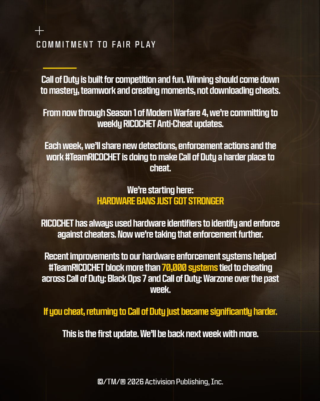 Call of Duty on X - Update dari TeamRICOCHET