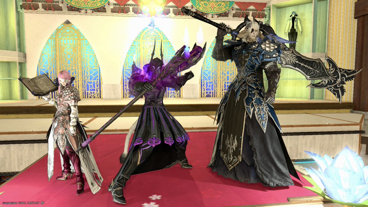 HanadaTZ's tweet photo. 2026.0807 FRA
この時選ばれた方がイケおじです。
 #フェアリールームA  #FF14 https://t.co/dYlzlaCvfS