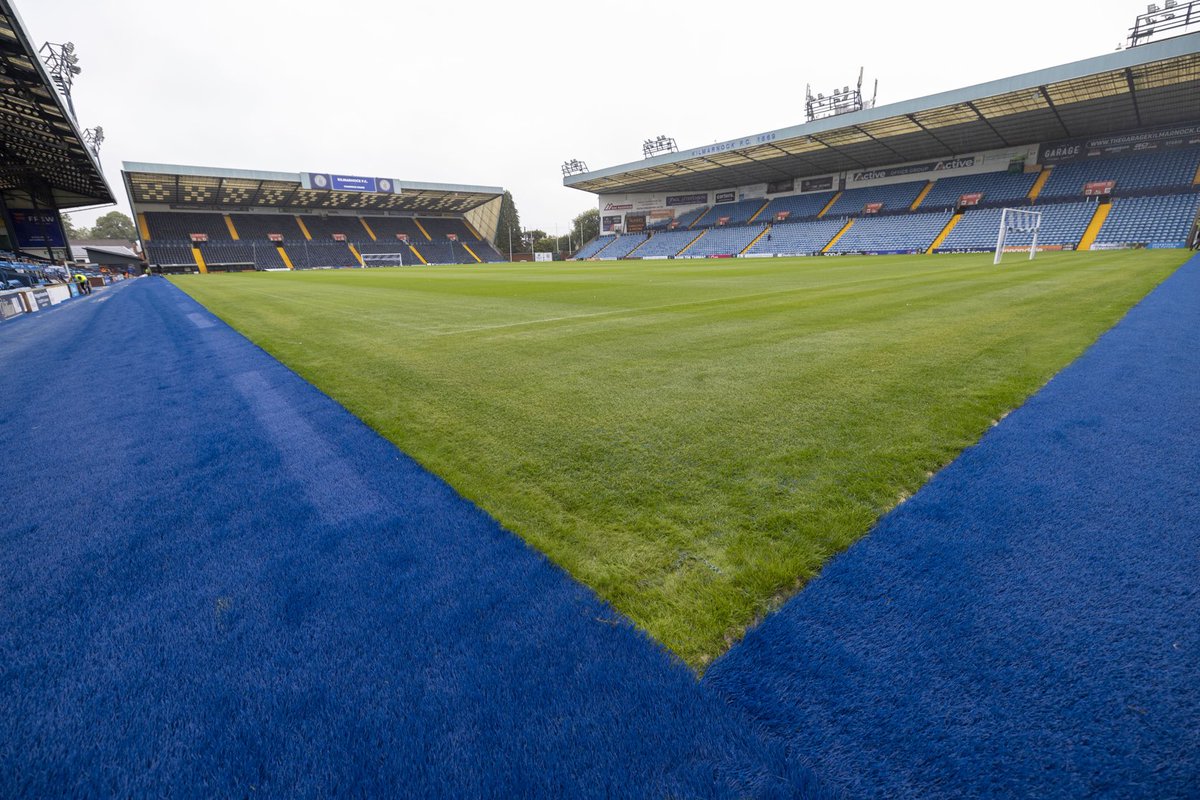 jeffholmes24's tweet photo. Kilmarnock’s pitch ready for first game on it #kilmarnockfc https://t.co/BcWhZvo4Ho