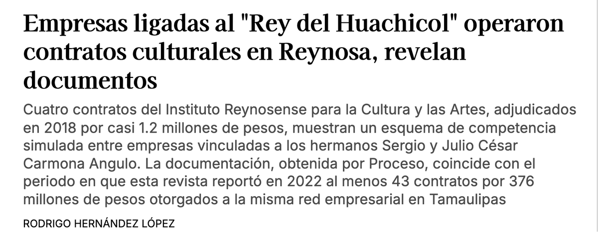 acastilloDC's tweet photo. Cultura, salud, obra pública, todo era fachada para lavar dinero. Tres empresas del mismo dueño compiten entre sí en licitaciones amañadas y nadie vio nada. https://t.co/1SmEYSRoDn