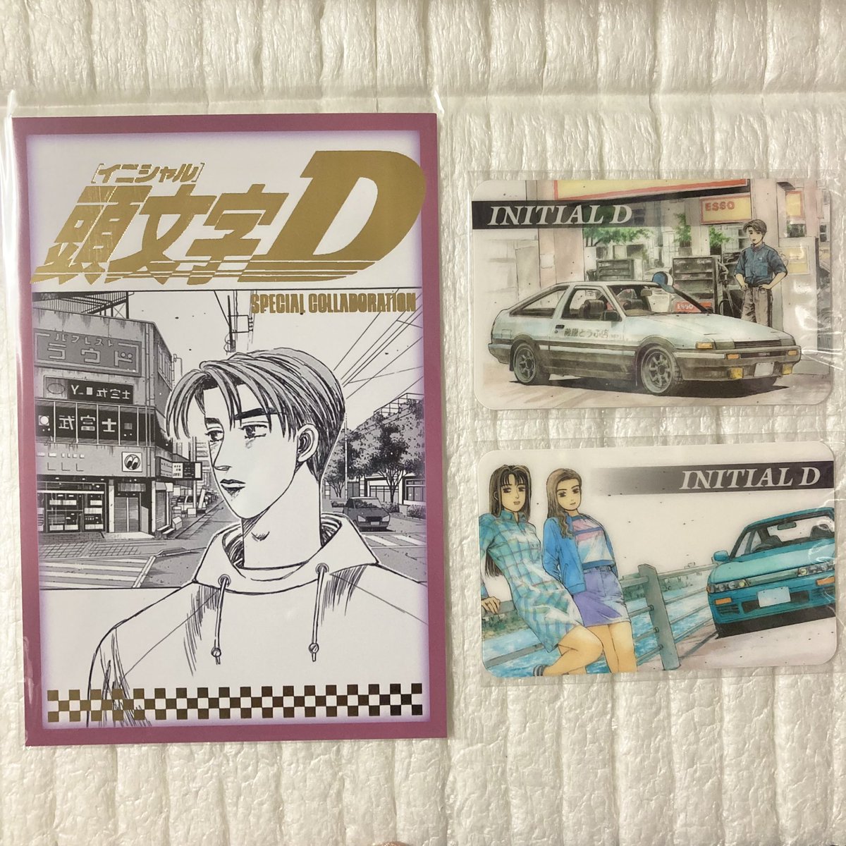 hashimo_amg's tweet photo. 頭文字D イニD
カラオケの鉄人 カラ鉄 コラボ

🚗譲
箔押しポストカード：拓海
ビジュアルカード　：拓海、真子＆沙雪

🚙求
箔押しポストカード：啓介
ビジュアルカード　：啓介

都内手渡しまたは郵送にて交換可能です。まとめてだと助かります。検索からもよろしくお願いします。 https://t.co/BmKA9OcPO9