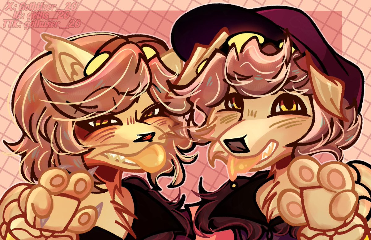 Crepp3er's tweet photo. GOLDEN HOUR 🍯🐾✨

Perdón, es mi primer dibujo de furros, tenganme paciencia xP

#MurderDrones #envy #MD https://t.co/tbwD9JaOVq