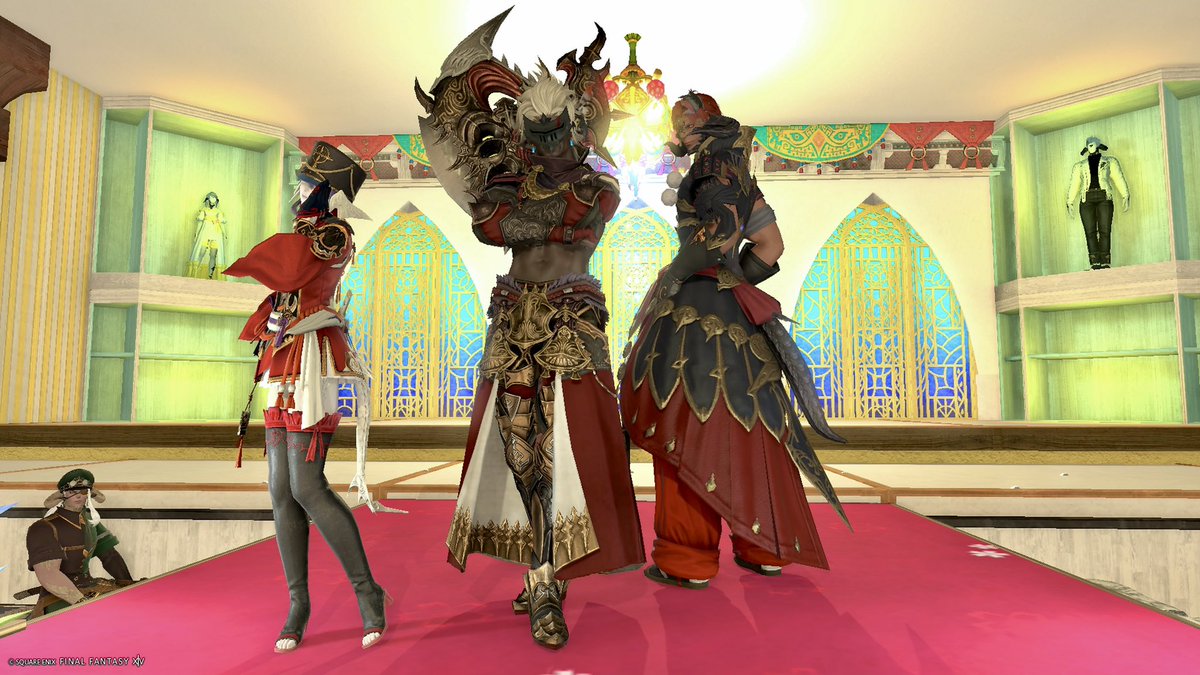 HanadaTZ's tweet photo. たこにぃさんちゃんと見たの初めてだったけど格好いいな。
 #フェアリールームA   #FF14 https://t.co/qjNbMLsHOm