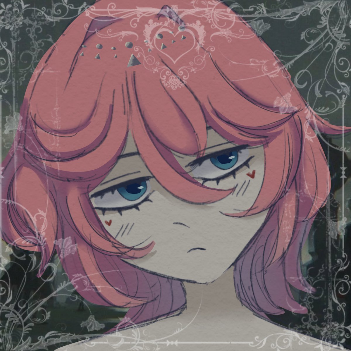 revremains's tweet photo. headshot of my keeper oc bernadette/odette #morimens #morimensoc https://t.co/Yal5i7Rwm4