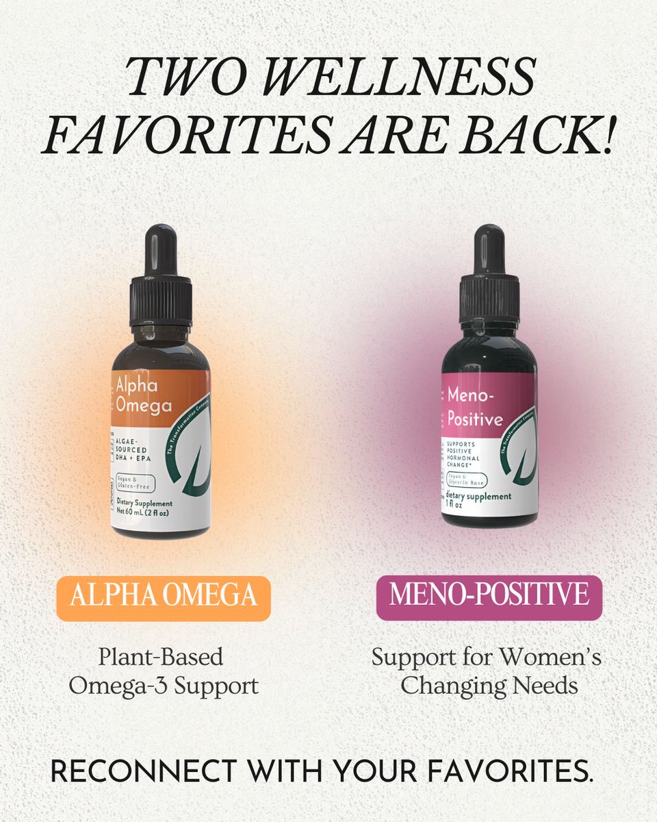 purepluspremium's tweet photo. They're back! Alpha Omega and Meno-Positive are back in stock and ready to support your wellness routine. Shop today!

Shop Alpha Omega: https://t.co/tWdr4qJXEn

Shop Meno-Positive: https://t.co/yfr5lAMOjd https://t.co/rxjUosGtsk