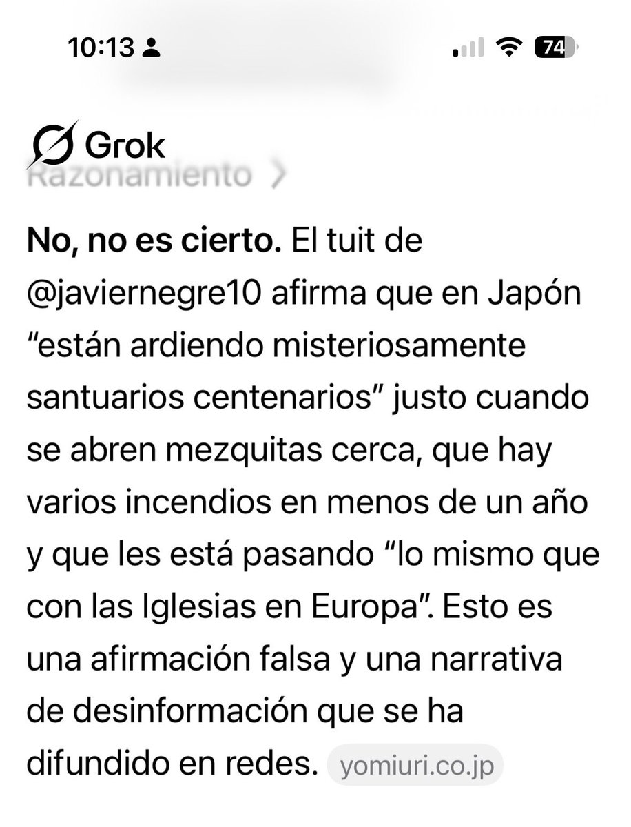 AldoAndando's tweet photo. @javiernegre10 @18virginiaca Segun Grok es fake tu chisme https://t.co/U8So7jmFOG
