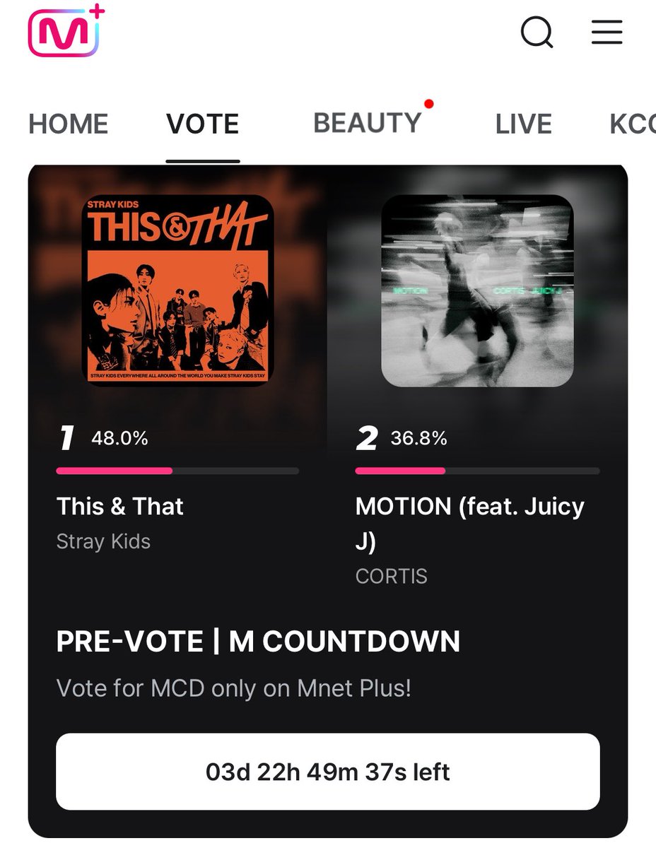TeamSVS's tweet photo. [🏆MCOUNTDOWN - MNET+]
Prevoting is ongoing 🚚💨

⚠️There will be NO LIVE VOTING next week due to KCON so WIN PREVOTING WITH A GAP ‼️ 

📌 Gap matters

🗳️ Vote: https://t.co/lsVuo6InNx

❓https://t.co/szenHKSPAE

⏰ Ends: 8/11, 23:59 KST https://t.co/d4saGqYPSY