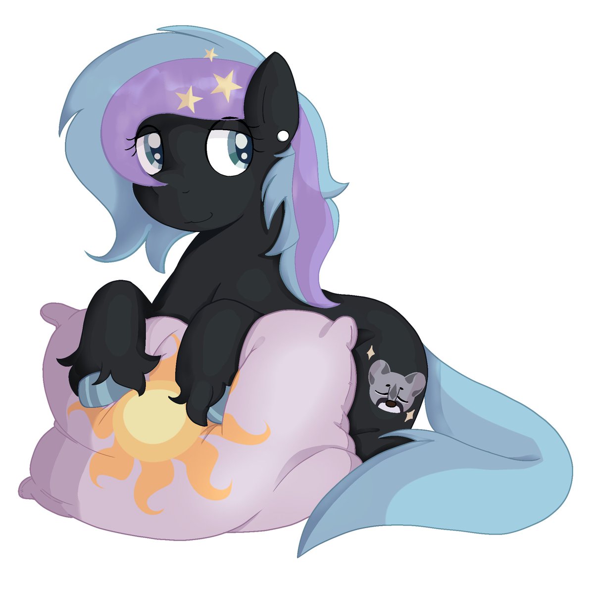 rainbowalicorns's tweet photo. @fairiefernoak if ur still drawing ponies here is my gal nightlight star :33 shes an earth pony! https://t.co/Trnc8Y2Ezf