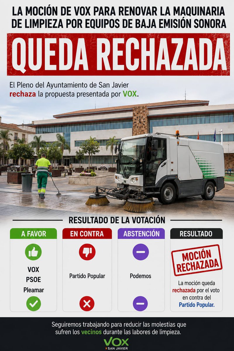 Vox_sanjavier's tweet photo. #SanJavier #LaManga #Vox https://t.co/6xEArd9I8D