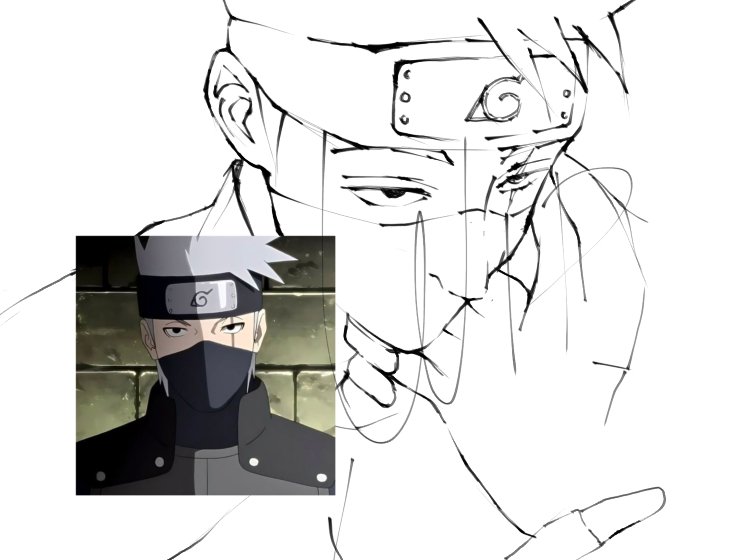 Kroharts's tweet photo. Work on progress. #Kakashi https://t.co/Yl9XrXuyTH