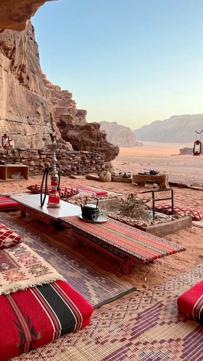 RamziDesert's tweet photo. Sitting in the heart of Wadi Rum, a piece of the moon that feels like another world. 🏜️✨❤️🇯🇴 https://t.co/OeHxCuMnfx