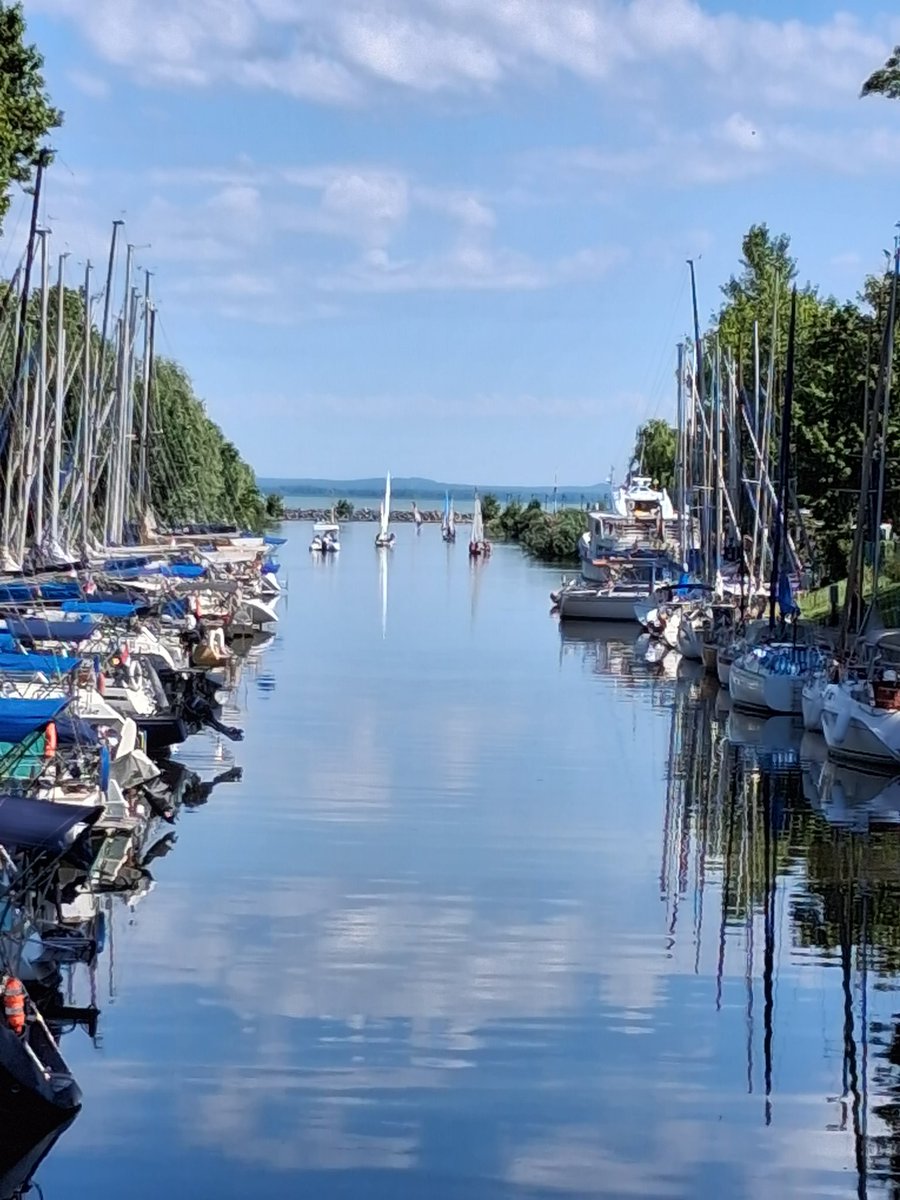 VaKallai's tweet photo. BALATONMÁRIA
A kikötőben várakoznak a vitorlások. https://t.co/z5WAXSZxTs