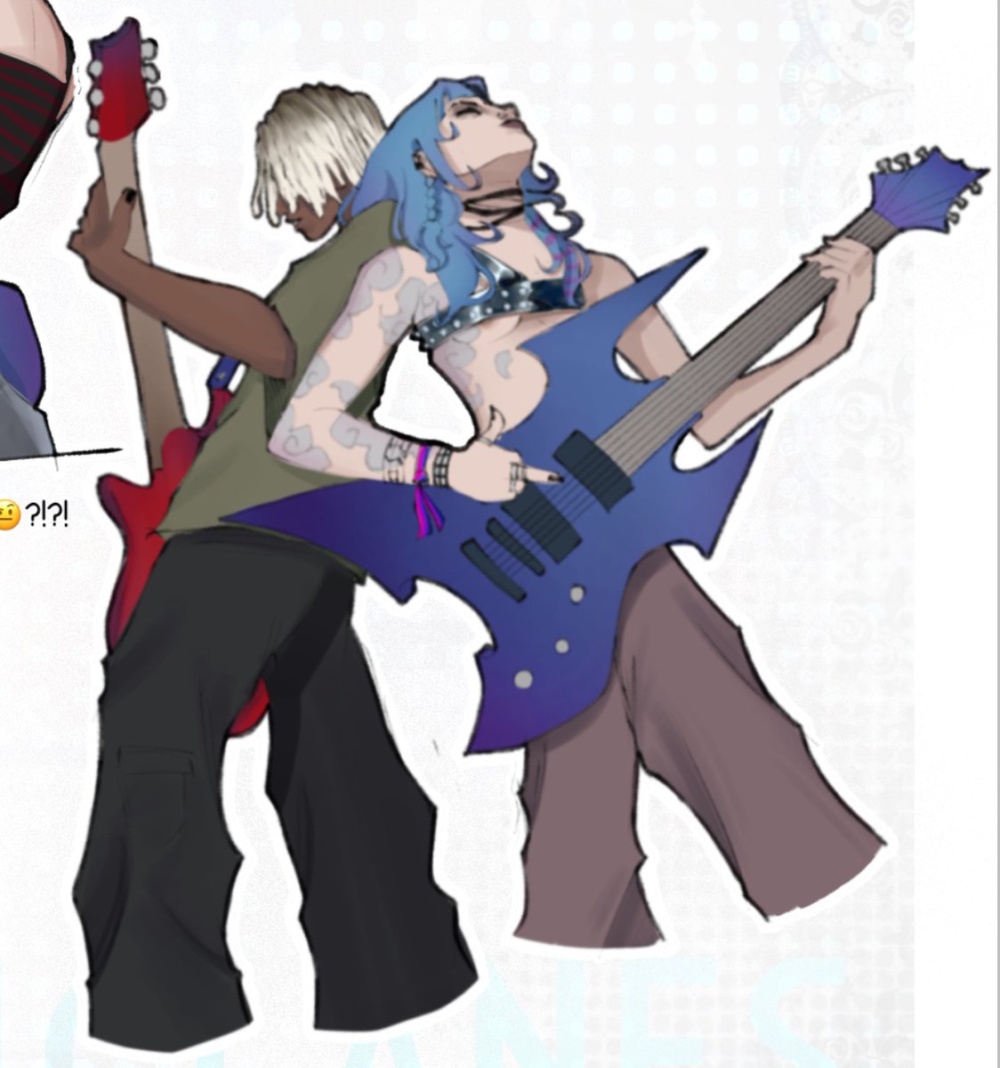 fxshbones_'s tweet photo. Separate panels!! I could only add 4 picture so I put two drawings in one picture!

#jinx #arcane #jinxarcane #bandau #arcaneband #lightcannon #platonictimebomb #timebomb #ekko #lux #ezreal #luxxjinx #jinxxlux https://t.co/IXVc4lPOrC