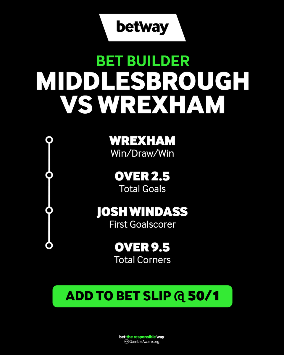 betway's tweet photo. A 𝟓𝟎/𝟏 Bet Builder to kick the season off! 👀

Prices subject to change | 18+ | Be Gamble Aware https://t.co/4GYmicI5CK