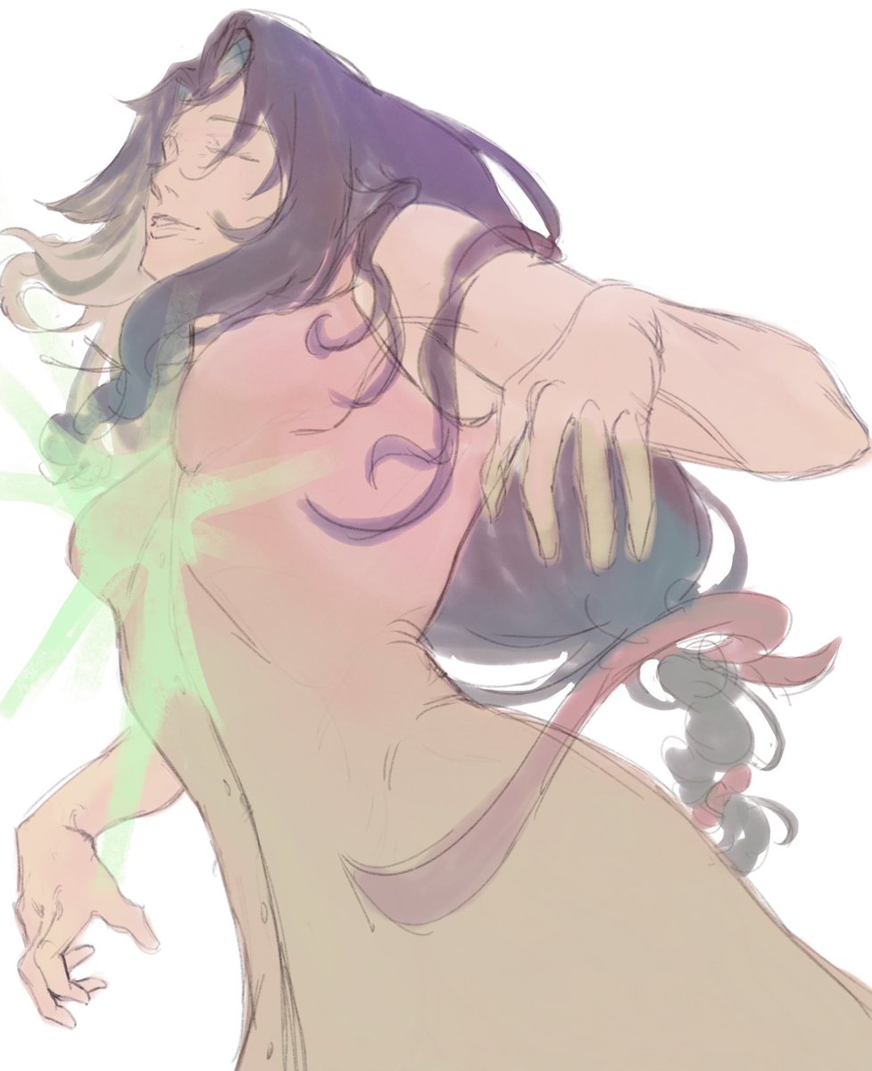 linkbinkd's tweet photo. unfinished bc i was just practicing #aerith https://t.co/dCmodqavd7