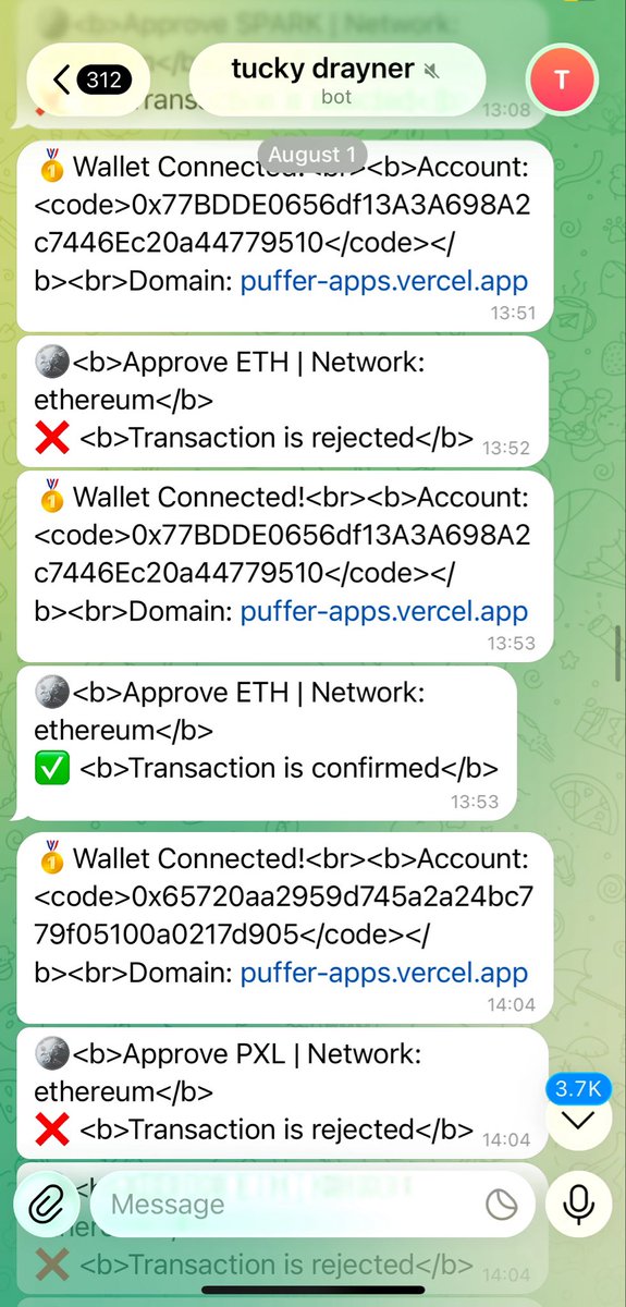 Debbiebernh's tweet photo. Multi chain evm wallet drainer available, hmu if you’re interested. Serious buyer only. I run full setup script + custom page design #trustwallet #drainer #erc20 #web3 #recovery https://t.co/R6w5ACQX3Y