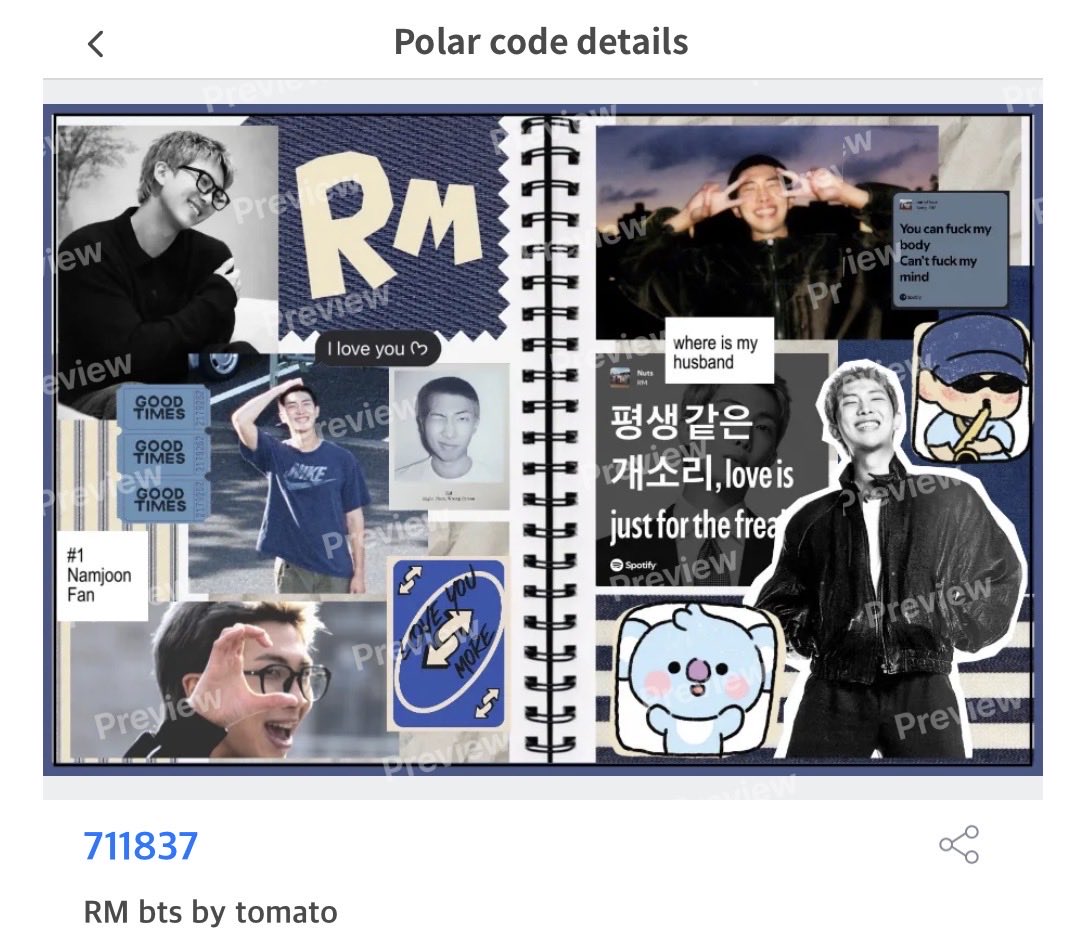 ISukpradit's tweet photo. My husband is coming 😌

pls rt before use <3

giveaway ( @ ตู้ moshimoshi )
Namjoon bts / sticker 4 x 6

💌code: 711837

♡ for personal use only 

ปริ้นแล้วมาอวดกันนะคั้บบ •ᴗ•

#artworkอาร์มี่ #MoshiMoshi #bts https://t.co/F3lhvpg4aN