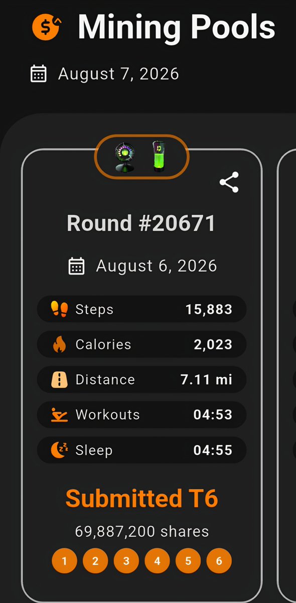 rockhopper817's tweet photo. I moved, I mined, I earned. This is everyday. These shares equate to the Movequest (MQT) token I'm earning through ALL my physical activity throughout the day.
Join now:
https://t.co/Jj9KfG7D5X
#move2earn #movequest #MQT https://t.co/VASS73jDi8