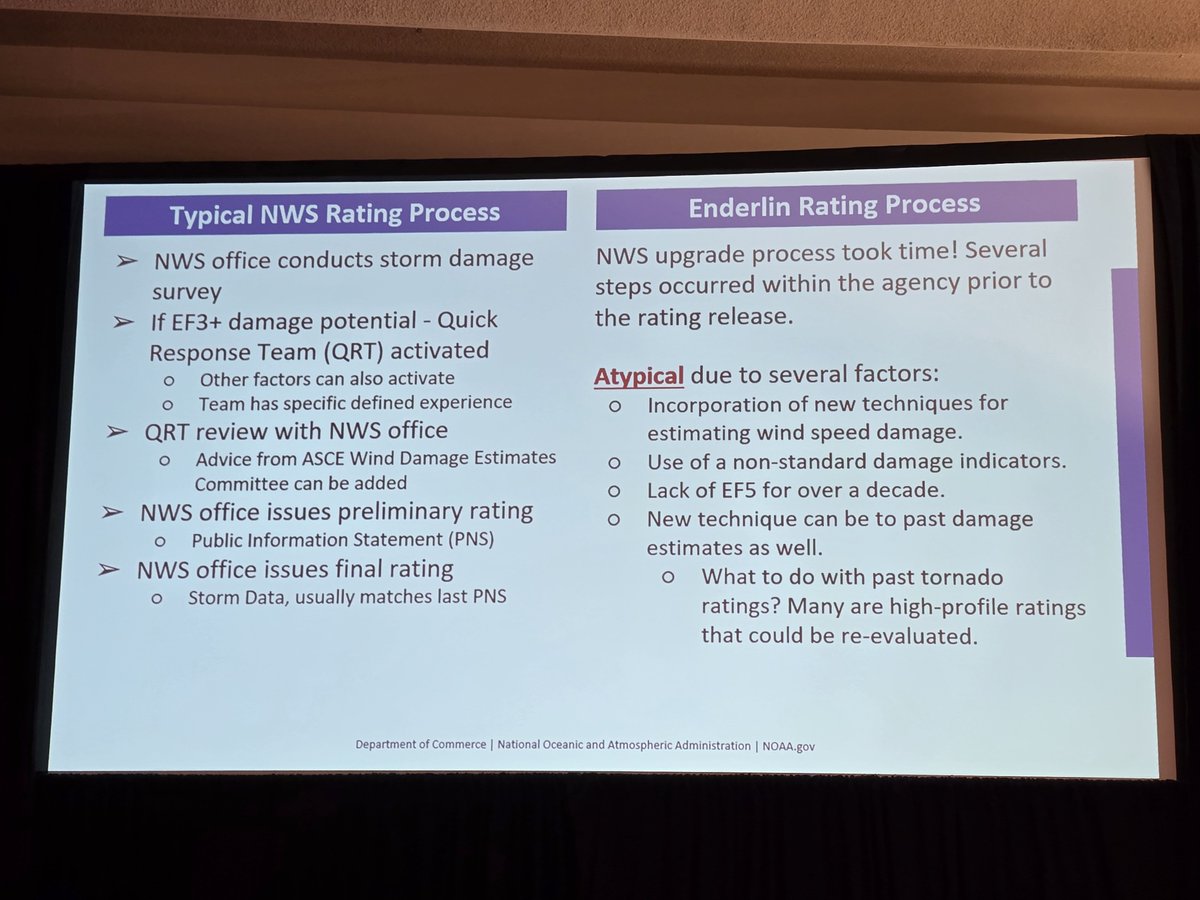 VORTEXJeff's tweet photo. Melinda Beerends, former MIC NWS Grand Forks, discussing how the Enderlin, ND, tornado was upgraded to EF-5 using non-standard damage indicators https://t.co/jB5vD7t0nx