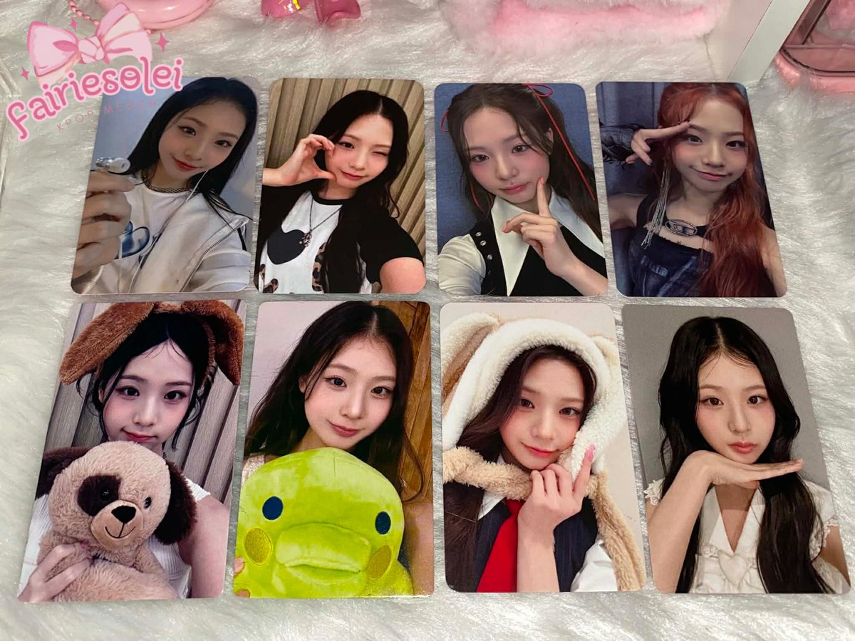 fairiesolei's tweet photo. ୨୧ wts lfb unis pob, rare, signed photocards, onhand and ready to ship!!🎀 https://t.co/Lf78Gx1YME