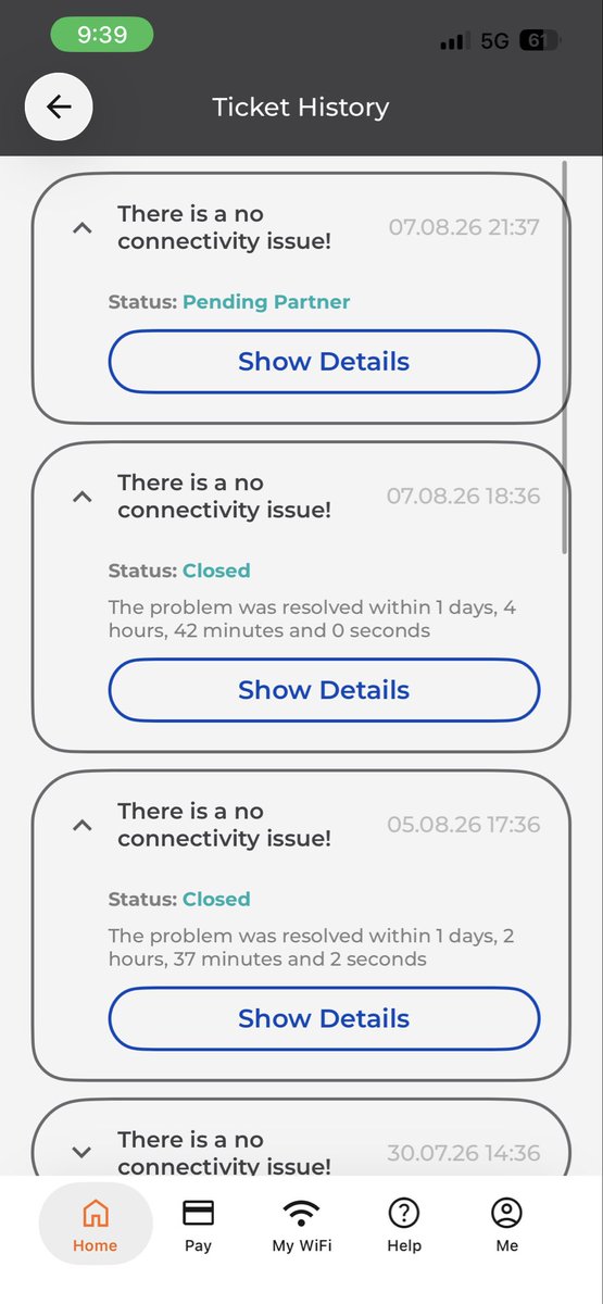 modernSant's tweet photo. Don’t ever go with Excitel Wifi.
Sharing with proof see I am raising ticket every day and it took 1 day for them to fix and it pnly works for 12 hour max

If you value your time don’t ever Go with @excitel_rocks 

Its pathetic talking with proofs in pic
@jagograhakjago 
#excitel https://t.co/fQoa4n7BU1