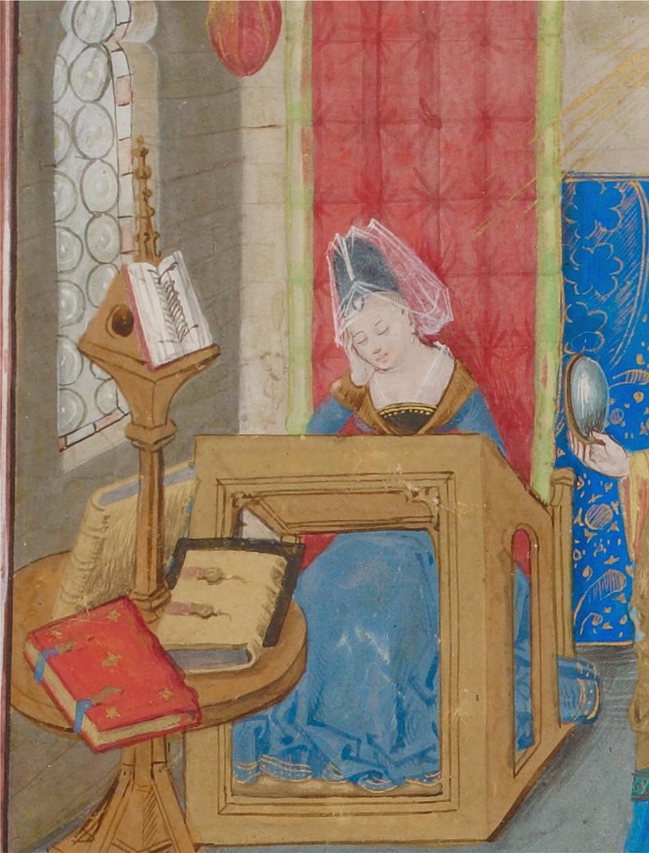 autumnpard's tweet photo. Medieval women and books. https://t.co/vUYy94Dm05