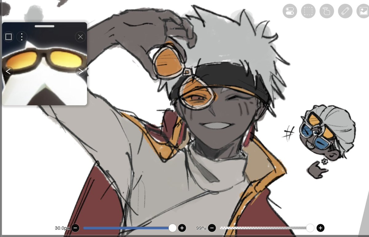 ao____zison's tweet photo. サングラス×🕶️🕶️⑵を描き描き

　　　　　　　かわいいなあ)))

陽光の日々の絵完成させるぞぁ！！ https://t.co/S8JebmFfCN