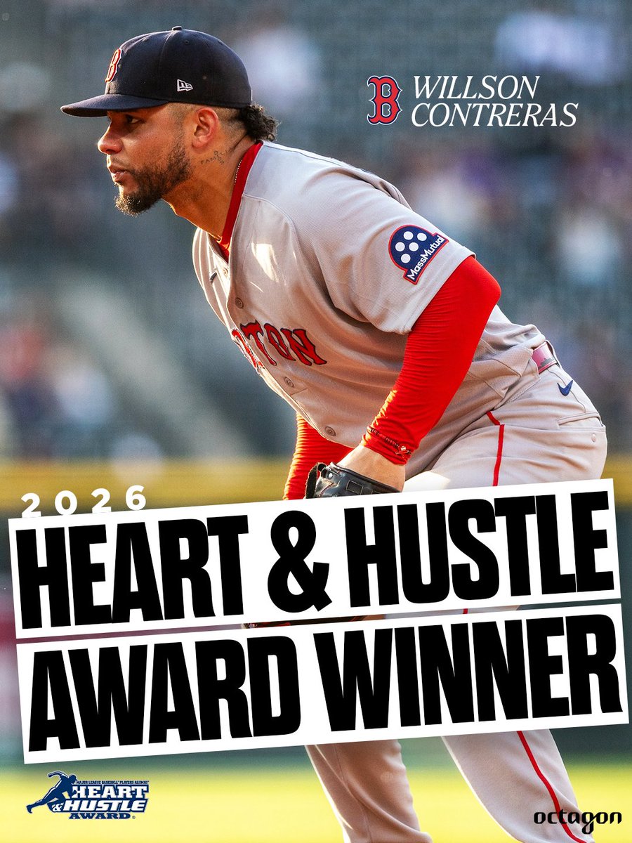 OctagonBaseball's tweet photo. Willson Contreras has won his second career team Heart &amp; Hustle Award. 👏

Congrats, Willson! https://t.co/H5vA4DSD6T