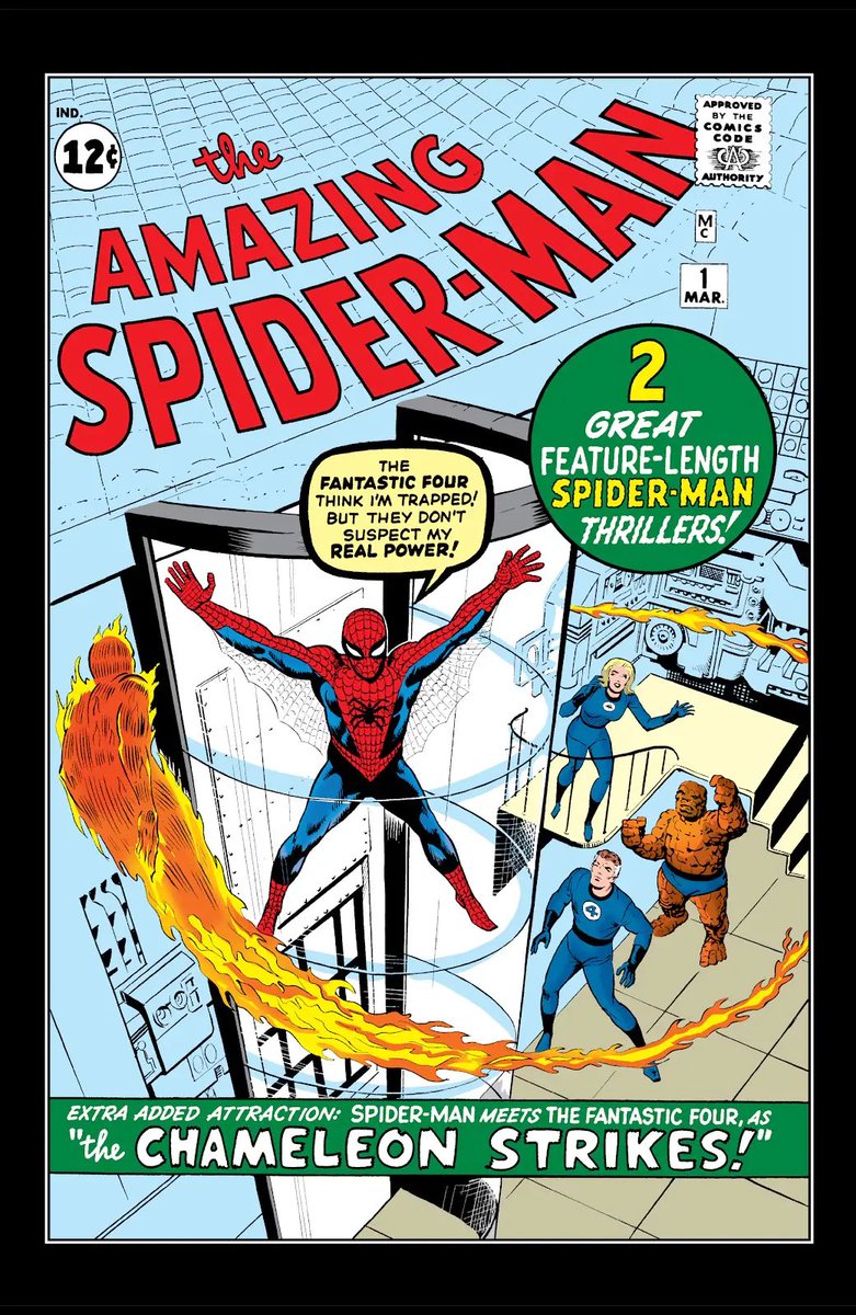 idkCedric's tweet photo. #NR The Amazing Spider-Man (Stan Lee, Steve Ditko)
Very excited to check out Spidey, starting at the beginning. https://t.co/RyKC51uaea