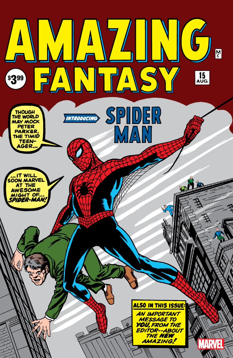 idkCedric's tweet photo. #NR The Amazing Spider-Man (Stan Lee, Steve Ditko)
Very excited to check out Spidey, starting at the beginning. https://t.co/RyKC51uaea
