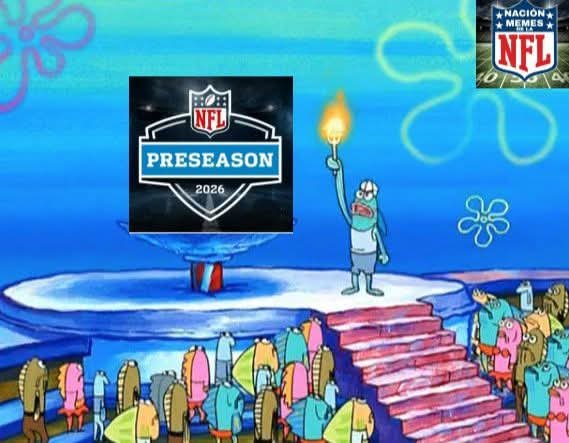 NacionMemesNFL's tweet photo. Oficialmente inaugurados los partidos amistosos de la NFL https://t.co/B0qeDi3ww8