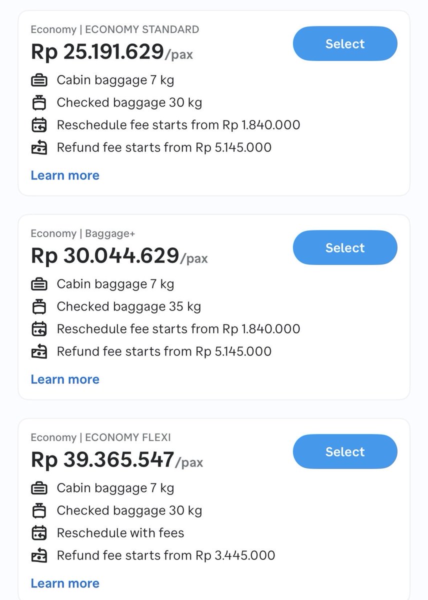 foxtrotsierra7's tweet photo. @indobased Selisih tiket non-refundable vs refundable di tanggal keberangkatan yg sama bisa 6jt+.
1) I don’t think final price paket tour akan menarik kalau agent ambil tiket pesawat yg refundable 
2) Agent pasti sdh infokan T&amp;C paket tour ke customer 

So nothing is asal cap cip cup https://t.co/RcN0HE6NnY