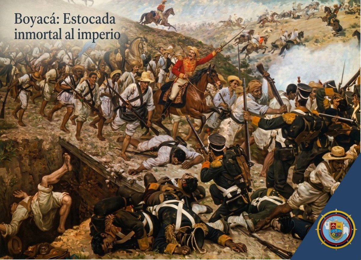 secodena's tweet photo. ✅#07Ago || En conmemoración de la gloriosa Batalla de Boyacá, honramos la victoria estratégica del Libertador Simón Bolívar que selló la emancipación de la Nueva Granada. 

@delcyrodriguezv
@capitanescalonajuan
@Ornelas. Ferreira https://t.co/pVuiqq4fwU