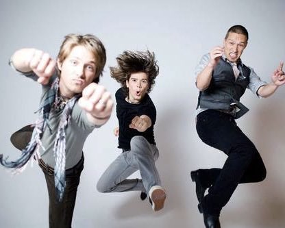 hansonmusic's tweet photo. Guess you could say we’re jumping for joy about playing this weekend. 😂 Will we be seeing you? https://t.co/hQyIxF8cLJ
