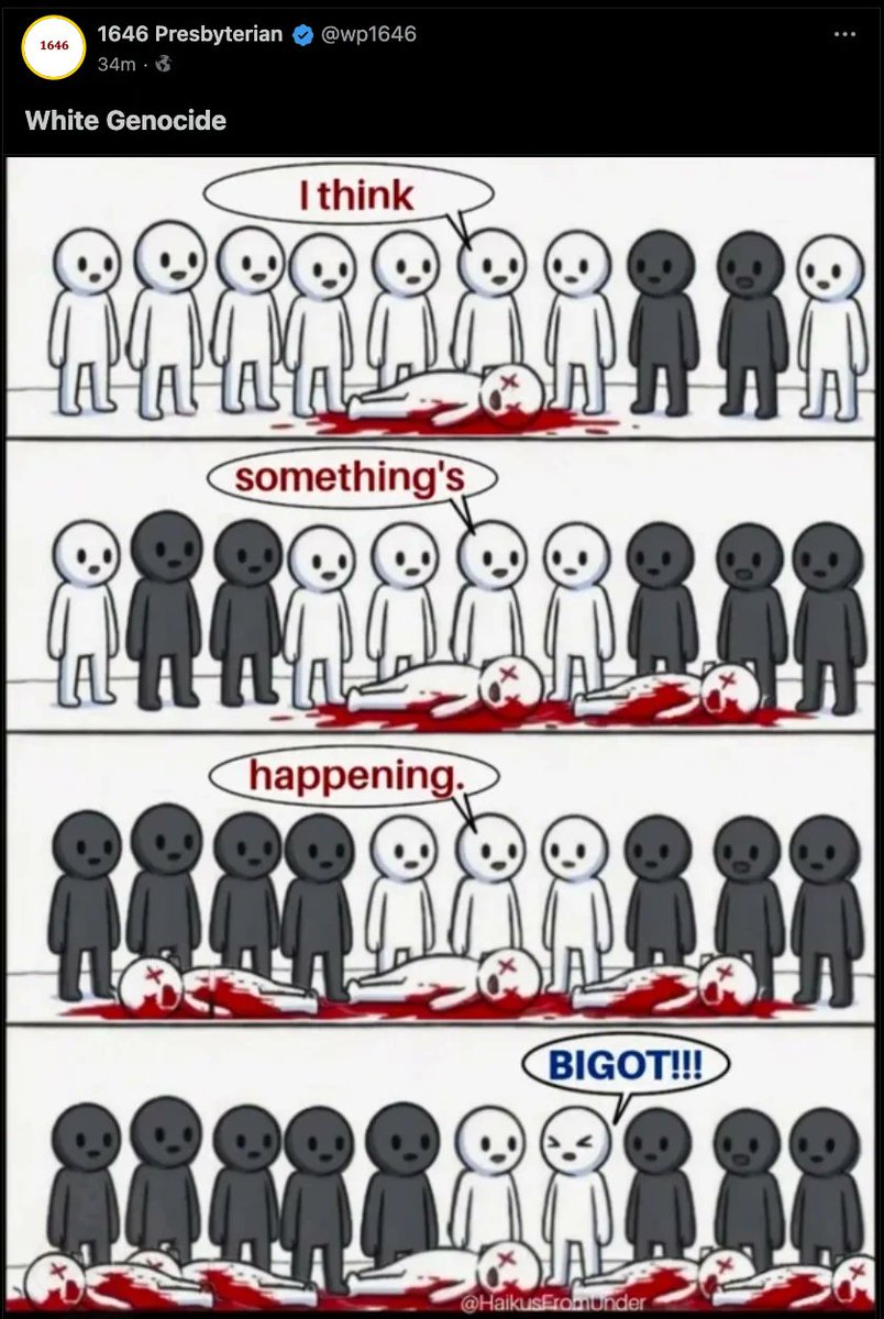 cynthialowens's tweet photo. @DominionSoc the goal is #Whiteocide
a Canadian fun fact: 96% of the 100,000 people euthanized in Canada so far have been White https://t.co/ZGZ7xIAGFb