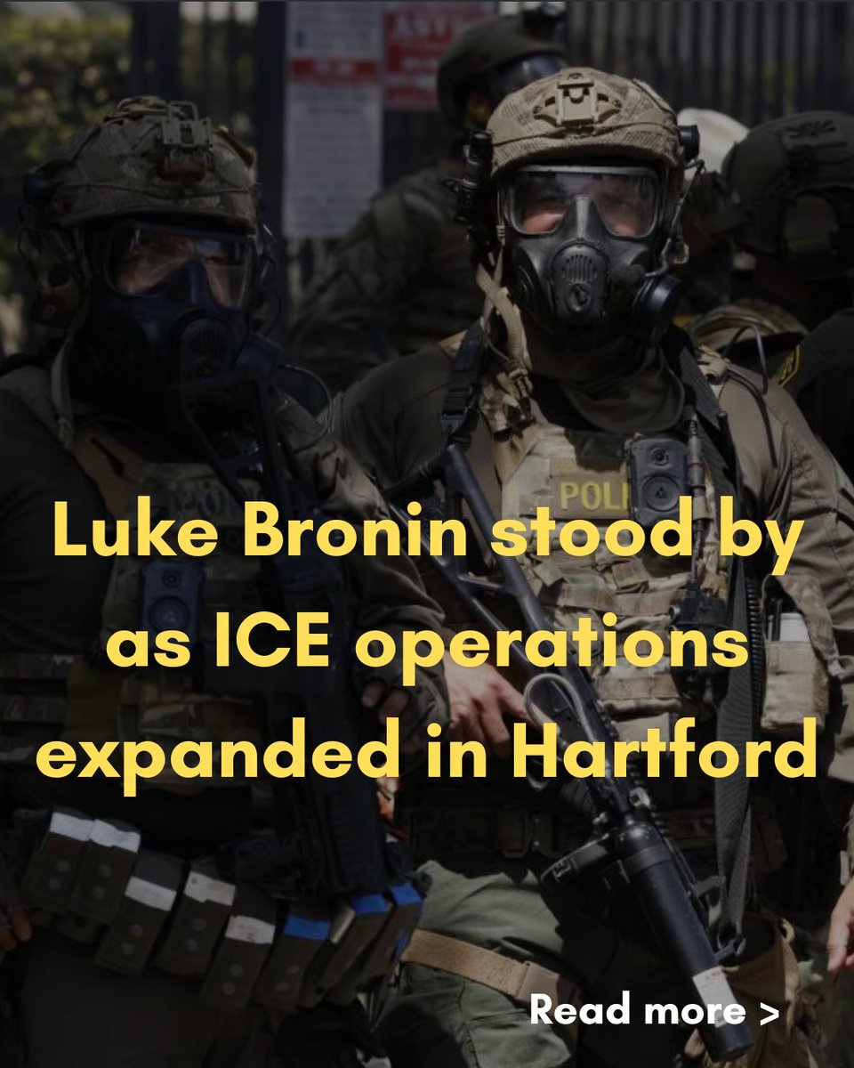 JohnLarsonCT's tweet photo. Saying "Abolish ICE" on the campaign trail is easy. Leadership and bold action are hard. Luke Bronin failed.
Learn more: https://t.co/KYR743GOJl
#AbolishICE #CT01 #Connecticut #Hartford https://t.co/EVtIWNvyBU