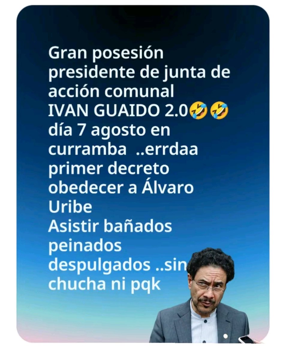 luisfer1913's tweet photo. @IvanCepedaCast https://t.co/8qUYL5BhYU