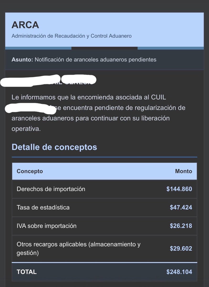 porqueTTarg's tweet photo. "Temu y Shein"

Porque están llegando mails falsos de ARCA reclamando por pagos para liberar compras realizadas en el exterior y hay miles de personas que están cayendo. https://t.co/q6dbu8E1T5