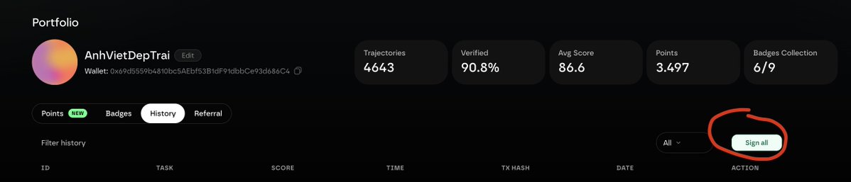 dvieteth's tweet photo. @axisrobotics  just made the contributor experience even smoother. 👀

The new “Sign all” feature is live — no more signing approved tasks one by one.

A small update, but a huge quality-of-life improvement for active contributors with hundreds or thousands of trajectories.

Keep shippingggggg