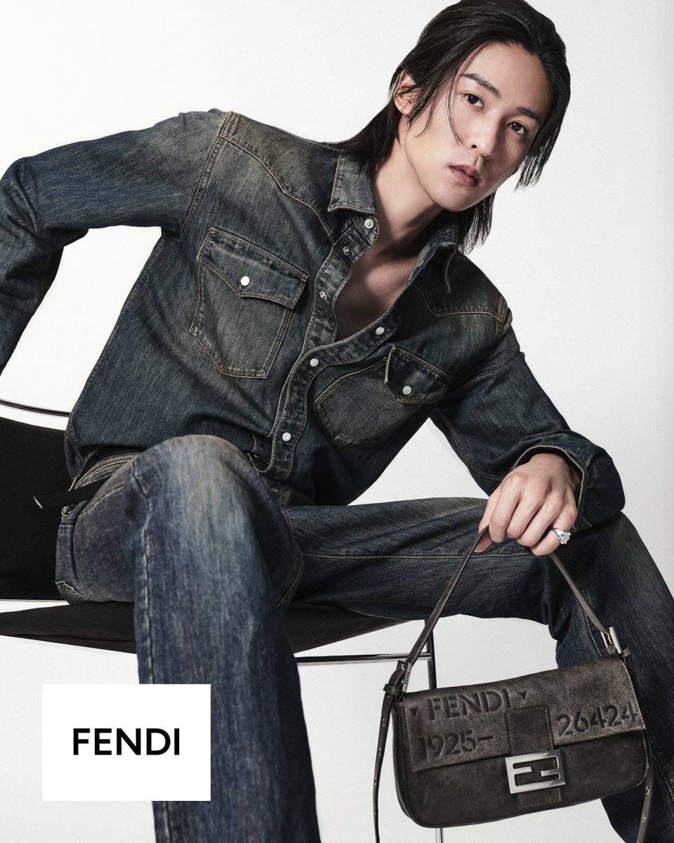 Fendi's tweet photo. FENDI Ambassador Ren Meguro for the Baguette® 26424 relaunched by Maria Grazia Chiuri

Discover the icon in boutiques and on the House’s official site https://t.co/5KHRzcgrMc