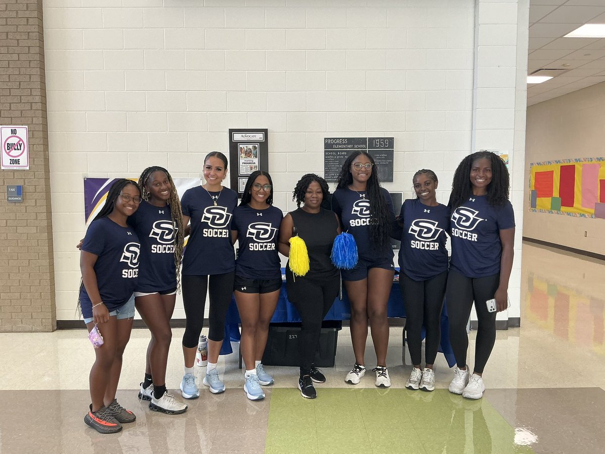 southernu_wso's tweet photo. The ladies spent some time in the community as EBR started their school year. Wishing all students &amp; families the best! https://t.co/SPgKD2OiIm