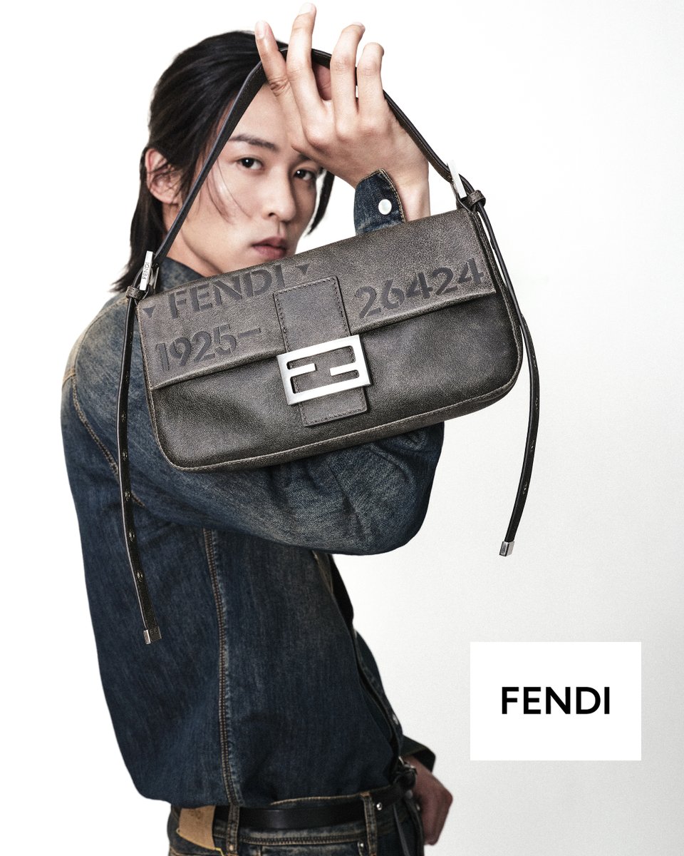 Fendi's tweet photo. FENDI Ambassador Ren Meguro for the Baguette® 26424 relaunched by Maria Grazia Chiuri

Discover the icon in boutiques and on the House’s official site https://t.co/5KHRzcgrMc