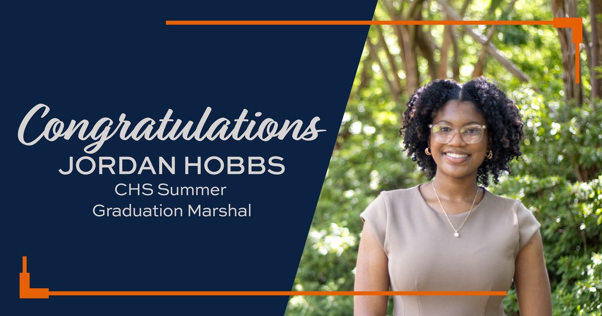 CHSatAU's tweet photo. Jordan Hobbs will represent the @AuburnU College of Human Sciences as the Graduation Marshal 🎓 for the Summer 2026 commencement exercises on Aug. 8.

Read the full Q&amp;A with Hobbs at the link 🔗: https://t.co/z2brefhAhV https://t.co/cpdLc3gObn