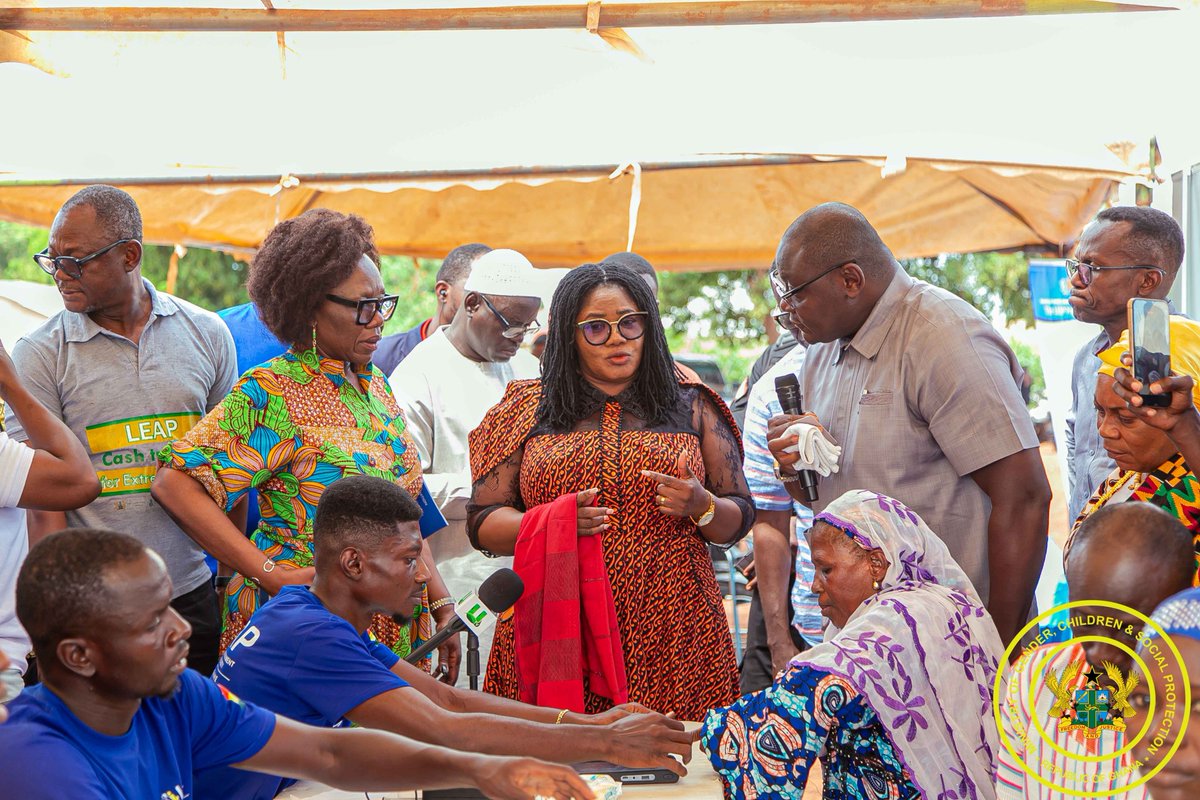 MoGCSP_Ghana's tweet photo. #Gender Minister, Hon. Naa Momo Lartey has led a 2-day monitoring visit to the Northern Region to assess the ongoing #LEAP Beneficiary #Enrolment exercise.

It helped #assess field operations, identify #challenges &amp; implement timely #solutions for better service delivery. https://t.co/88GkyPCDjy