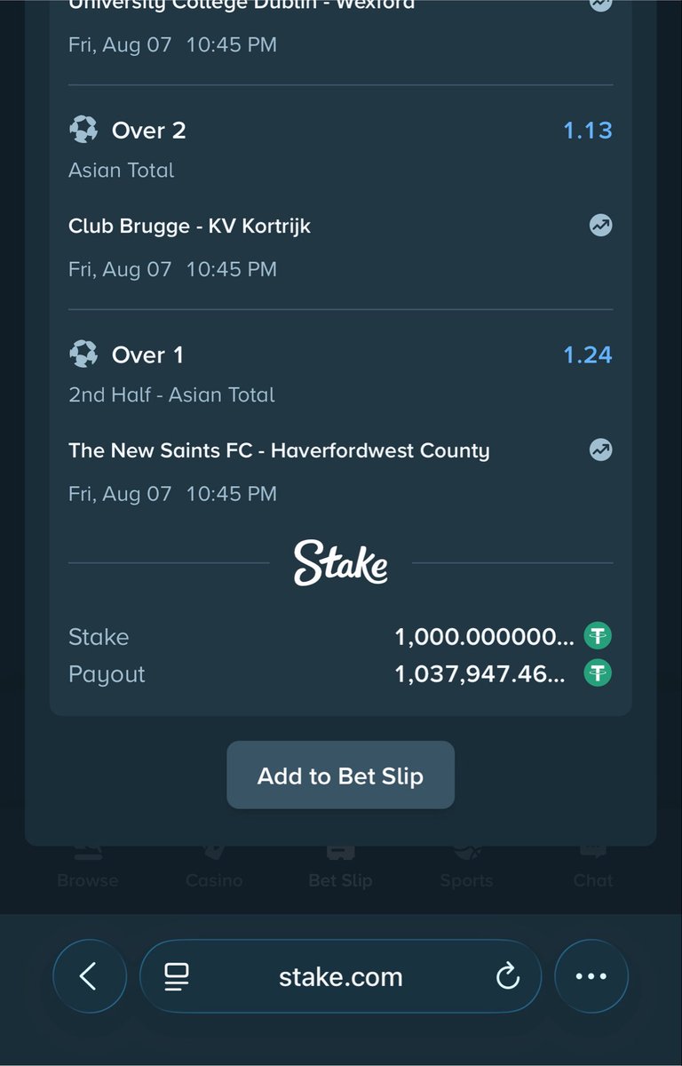 Mrbankstips's tweet photo. 1k odds https://t.co/AoC4pQPdE6

11 odds https://t.co/5qzv4SX1y6

Register an account with Stake via link https://t.co/zNIDVi9VVx

Use welcome code ‘banks’ for weekly airdrops and bonuses 

Get the iOS app via link https://t.co/BH533u52QL

You can always contact https://t.co/oeZHXM47XD for all stake bet deposits 

Join telegram channel https://t.co/onNA2IpWas

Use stake shield for better chances of winning ✅

Bet responsibly 🔞🔞🔞