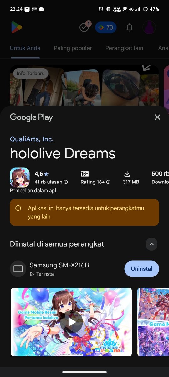 HikaHiki's tweet photo. Please help me on my cellphone iqoo Neo 10 can't play holodream can you fix my cellphone specifications Snapdragon 8s gen 4 ram 12gb 512gb in play store can't download this game please
@holo_dreams_en https://t.co/ZBinlsFTfV