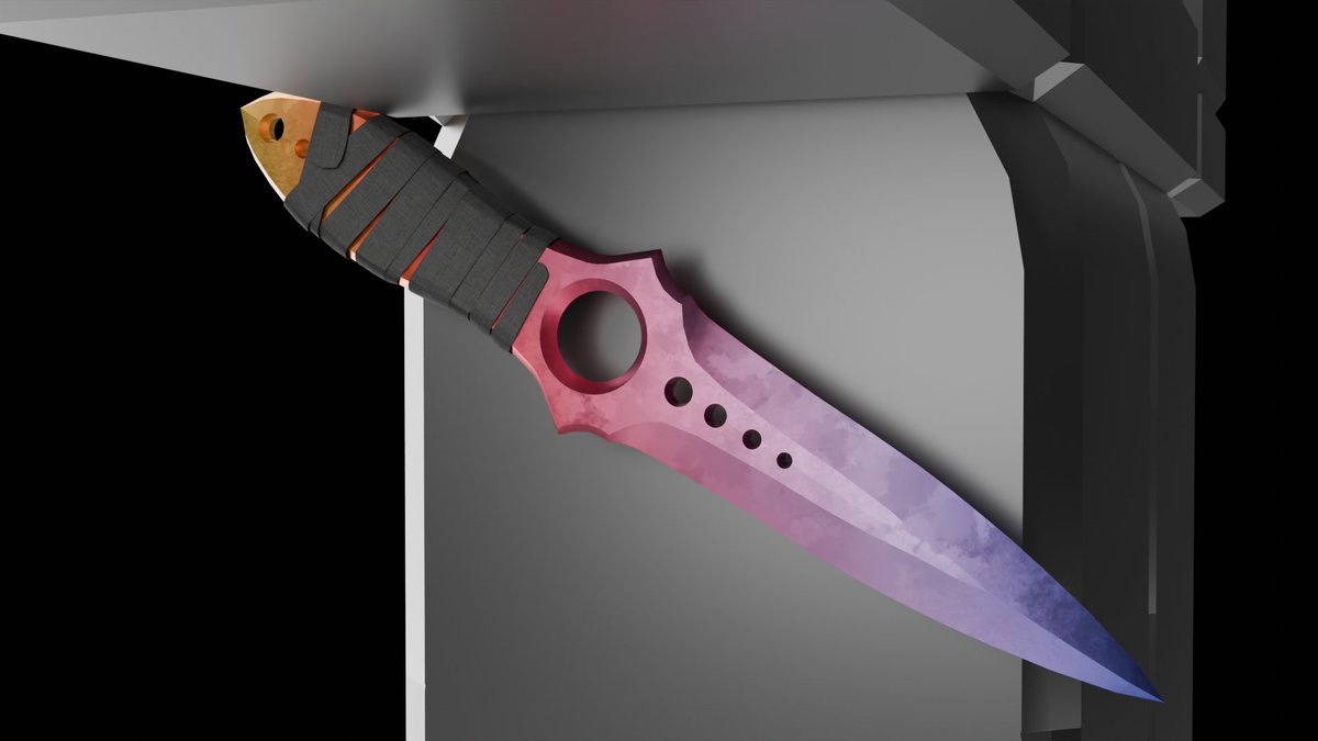 AymaneStudio's tweet photo. CS2 fade knife robox ugc 
pbr texture 
^^ #robloxugc #roblox #CS2 https://t.co/eDedTwR3sb